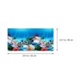 thumbnail image 2 of 1pc Seascape Background Sticker 3D Double-sided Wall Sticker Wall Decal Wallpaper for Fish Tank Aquarium Decor (Style J), 2 of 7