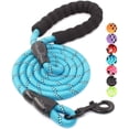 thumbnail image 1 of Correa fuerte para perros con asa acolchada cómoda e hilos altamente reflectantes para perros pequeños, medianos y grandes Azul oso de fresa  Hogar, 1 of 6