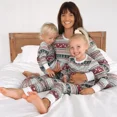 thumbnail image 4 of Conjunto de pijamas familiares a juego de Navidad de invierno 2024 con estampado de dibujos animados para adultos y niños, traje de 2 piezas, pijama de bebé de aspecto suave y cálido, 4 of 5