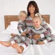 thumbnail image 4 of Conjunto de pijamas familiares a juego de Navidad de invierno 2024 con estampado de dibujos animados para adultos y niños, traje de 2 piezas, pijama de bebé de aspecto suave y cálido, 4 of 5