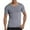Grey, variant on MIXUE Mens T-Shirts Summer Silk Solid Color Round Neck Short Sleeve Seamless Pullover Tops T Shirts Activewear,Black,XL