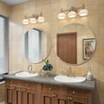 thumbnail image 4 of GODCHAR Round Aluminum Alloy Framed French Cleat Mounted Wall Decor Bathroom Vanity Mirror in Matte silvery 24 inch, 4 of 9