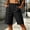 Black plus size cargo shorts a1, variant on Women's Plus Size Cargo Shorts Elastic Waist Flowy Casual Bermuda Pants Loose Streetwear Trousers Summer Solid Regular Fit Beach Lounge, Black 3XL