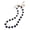 Black, variant on da Hawaiian Store Kukui Nut Necklace Lei (Choose from Many Styles)