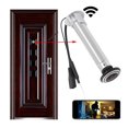 thumbnail image 1 of WiFi Door Peephole Camera, 2 Way Talk Front Door Viewer Camera Support Cloud & Memory Card Storage, 170 Wide Angle Door Eye Hole IP Camera for APP Control, 1 of 7