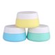 thumbnail image 1 of 3pcs Silicone Cream Jars Portable Dispenser Cream Bottles Small Lotion Box Emulsion Jar for Home Travel (Mixed Color, 20ML), 1 of 5