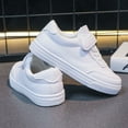 thumbnail image 3 of Zapatos blancos para estudiantes, zapatos de suela blanda para niños y niñas, zapatos de bebé de estilo coreano de otoño, zapatos casuales de suela blanda que combinan con todo, 3 of 5