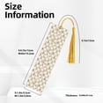 thumbnail image 3 of Kdxio Cute Alpaca Print Metal Tassel Bookmarks,Perfect Gift for Art Lovers and Bookworms Metal Bookmarks for Women, 3 of 8
