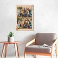 thumbnail image 6 of Custom Canvas Prints Brown Minimalist Young Family Personalized Photo Image Collage DIY Framed Kit Wall Art Picture Room Decor 16x20 inch, 6 of 7
