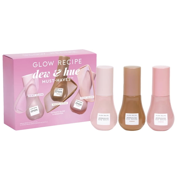 Set de cuidado de la piel Glow Recipe Dew & Hues Trio de viaje 15 ml