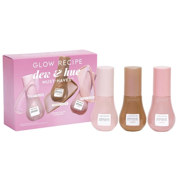 Set de cuidado de la piel Glow Recipe Dew & Hues Trio de viaje 15 ml