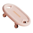 thumbnail image 2 of Patineta para ejercicios abdominales, poco ruido, mejora la función cardiorrespiratoria, patineta para hacer ejercicio con rodillera, color rosa, 2 of 5