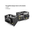 thumbnail image 5 of Silverstone SUGO 15 mini-ITX, Aluminum, supports 3 slot full length GPU / ATX PSU / 240mm AIO, USB Type-C x 1, SST-SG15S - Silver, 5 of 7