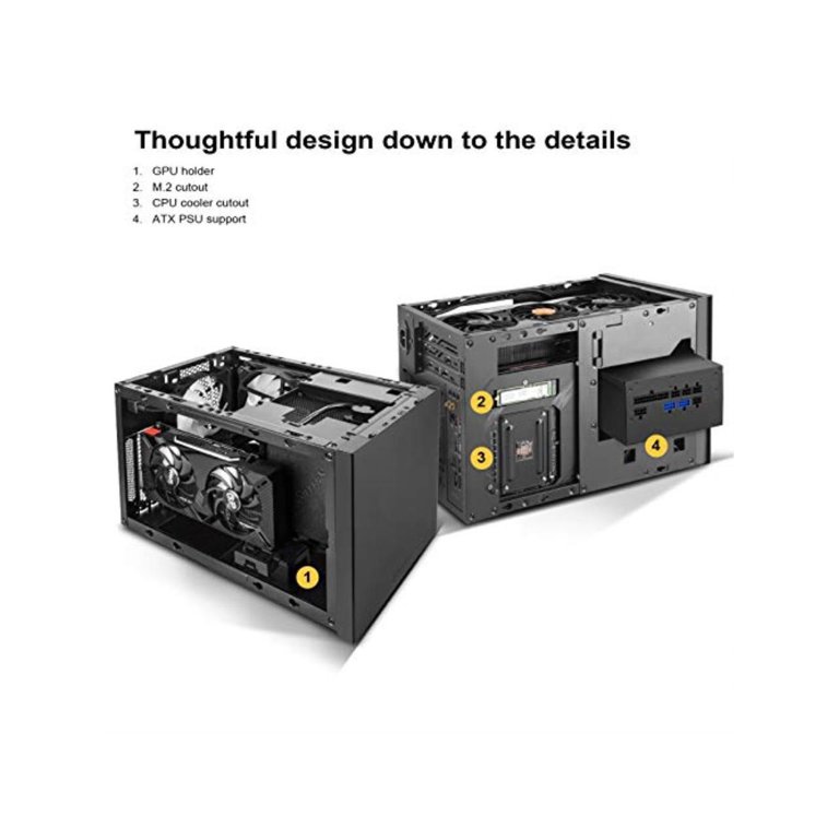 Silverstone SUGO 15 mini-ITX, Aluminum, supports 3 slot full