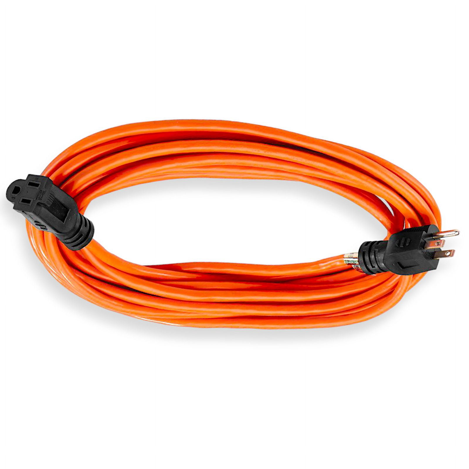 Vanguard Heavy-Duty 25 ft. x 16/3 Gauge Extension Indoor/Outdoor Cord - 125 V AC / 13 Amp, Orange