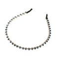 thumbnail image 7 of Unique Bargains 1pc Faux Crystal Hair Hoop Women Hairband Hair Accessories 0.20 Inch Wide Dark Blue, 7 of 7