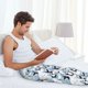 thumbnail image 5 of Balery Playful Penguins and Snowmen Pantalones de pijama para hombre, pijama ultraligero, pantalón de descanso-Small, 5 of 6