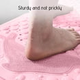 thumbnail image 3 of WWC Non-Slip Bath Mat with Suction Cups, Thin Quick Dry Rubber Shower Mat for Bathroom, 13x27 Pink, 3 of 9