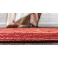 thumbnail image 3 of Unique Loom Tapis Botanique la Jolla 8' x 8' Rond Orange/Burgundy, 3 of 5