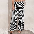 thumbnail image 5 of Black And White Striped Pants Optical Art Streetwear Straight Wide Leg Pants High Waist Home Trousers Big Size 5XL 6XL, 5 of 6