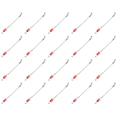 thumbnail image 1 of Alarma Pesca Carpa Wiggler Bobinas Acero Inoxidable Perchas Aparejos () Rojo, 1 of 9