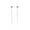 Silver, variant on 925 Sterling Silver Bead Ball Ear Threader Thread Through Earrings A1596-Black