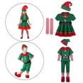 thumbnail image 1 of Disfraz de Navidad de , conjunto de ropa de disfraces para , juego de rol, decoración de Hombre140cm Mujer 130cm Macarena Ropa de elfo, 1 of 8