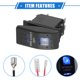 thumbnail image 4 of Kit de Interruptor de Palanca de Barra de Luz LED Interior de Coche de 5 Pines 20A/12V 10A/24V SPST encendido/apagado Universal Azul, 4 of 7