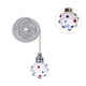 thumbnail image 2 of Ounissouiy - 2 uds. De para ventilador, extensión de cadena de tracción de acero inoxidable, línea de bola de cristal colgante decorativa Iluminación novedosa, 2 of 6