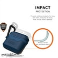 thumbnail image 2 of UAG Compatible with Airpods Pro Case Full-Body Protective Soft-Touch Silicone Case with Detachable Carabiner, Standard Issue Hard Case_001, Mallard, 2 of 8