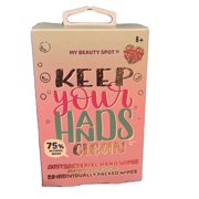 Keep Your Hands Clean Antibacterial Hand Wipes- 20 Individually Packed Wipes-Berry Scented