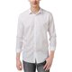 thumbnail image 1 of INC - Camisa con botones para hombre, sin planchar, desteñida, blanca, XX-Large, 1 of 1