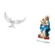thumbnail image 5 of Escultura De ángel De Resina Con Alas De Acrílico, Adorno De Mesa único Para Oficina, Inauguración De La Casa, Estantería, Pasillo, Escritorio, Decoración Navideña., 5 of 8
