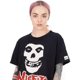 thumbnail image 3 of Misfits - Camiseta Calavera para Adultos Unisex (Negro), 3 of 5