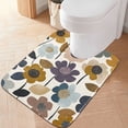 thumbnail image 2 of Yayeee Bath Rug for Bathroom Floor Non Slip Rectangle Fluffy Soft Absorbent Mat, 16"x24", Colorful Floral, 2 of 7