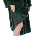 thumbnail image 4 of Enwphrey Green Women Robe Soft Cozy Warm Bathrobe Ladies Long Fleece Plush Comfy Spa Housecoat Lightweight Robe for Women(L/XL,Green), 4 of 6