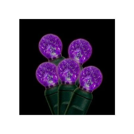 Christmas at Winterland S-50G15MMPU-4G String Lights Incandescent Holiday String Lights Holiday Lighting Incandescent ;Purple