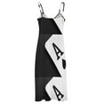thumbnail image 6 of Ace of Spades Monochrome Playing Card Sleeveless Dress womans clothing loose women's dress dress for woman, 6 of 6