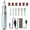 Siliver, variant on MMTX Portable Electric Nail Drill,USB Manicure Pen Sander Polisher Professional E Filer Manicure Tool Set with 6pcs Nail Drill Bits for Acrylic Nails Gel Polish Removing, Nail Tech Home DIY Use