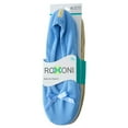 thumbnail image 3 of Roxoni Women's Terry Classic Cotton & Velour Ballerina Slippers Pack of 2, 3 of 5