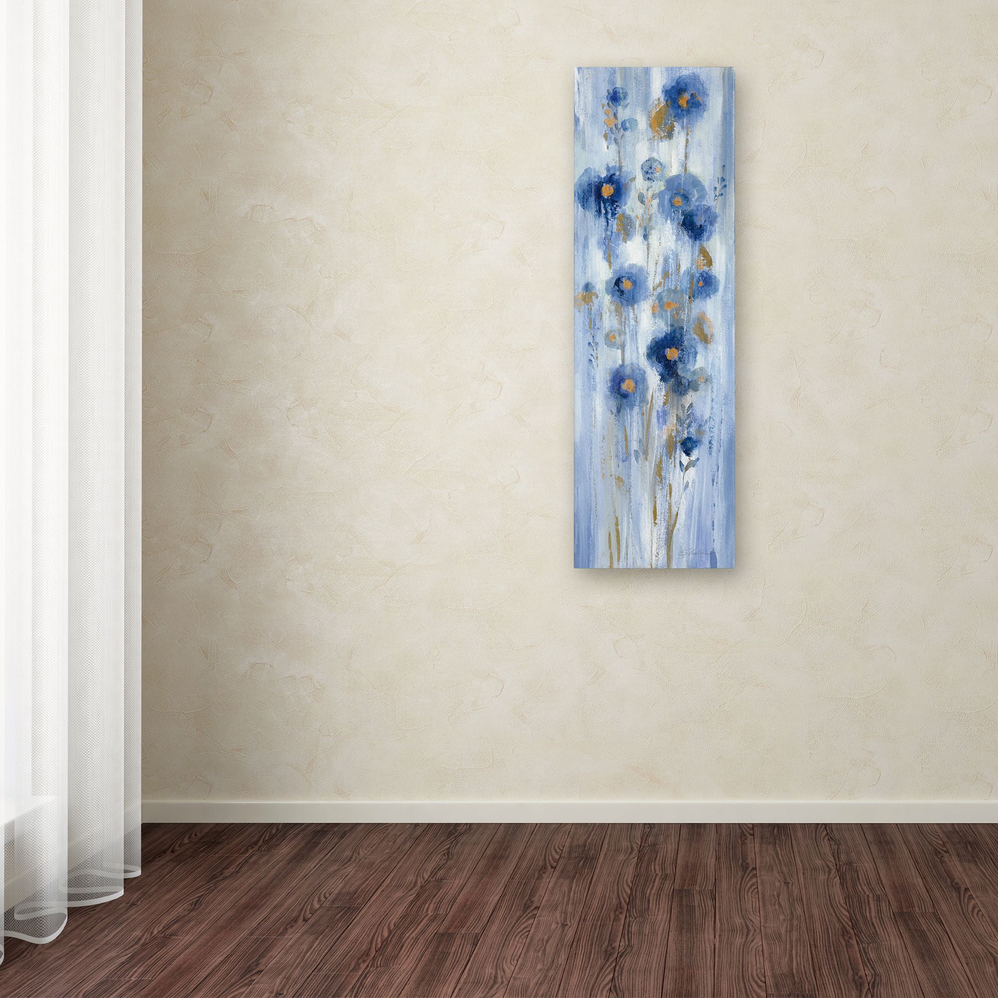 Trademark Fine Art 'Seaside Flowers I' Canvas Art by Silvia Vassileva