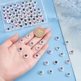 thumbnail image 4 of 80pcs Eyeballs 10mm Acrylic Craft Eyes 8 Colors Realistic Human Eyes Hollow Eyeballs Bear Eyes for Halloween Party Amigurumi Decor Sculptures Props Puppets Jewelry Making, 4 of 6