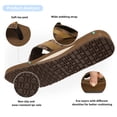 thumbnail image 4 of TEAHOO X STQ Women's Beach Sandals Flip Flops Lightweight With Arch Support Coffee Size 6, 4 of 8