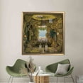thumbnail image 5 of Surreal Canvas, Garden Landscape Wall Decor, Abstract Artwork, Surreal Garden Printed Canvas, Surrealism Poster, Abstract Landscape Canvas Art, Canvas Wall Decor - Gold Framed, 5 of 6