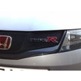 thumbnail image 4 of Chrome Metal Type R Logo Car Front Grille Emblem, 4 of 4