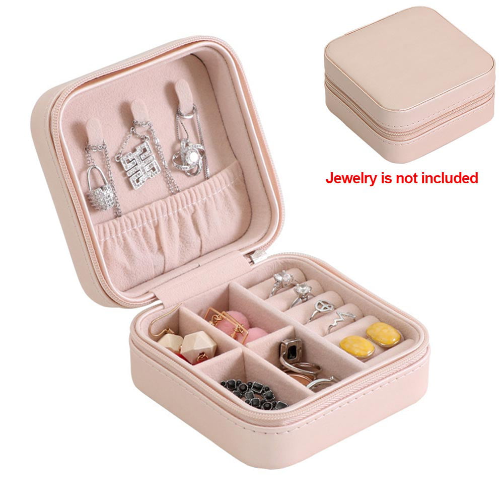Details about   Jewelry Box Earrings Necklace Holder Bracelet Container Wedding Ring Boxes 