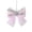 Pink, variant on Christmas Velvet Bow Ornament Yellow Decorative Bow for Tree, Gift Wrapping, Wreaths, Holiday Hanging Decoration