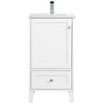 thumbnail image 5 of 18 inch Single Bathroom Vanity in White, 5 of 15