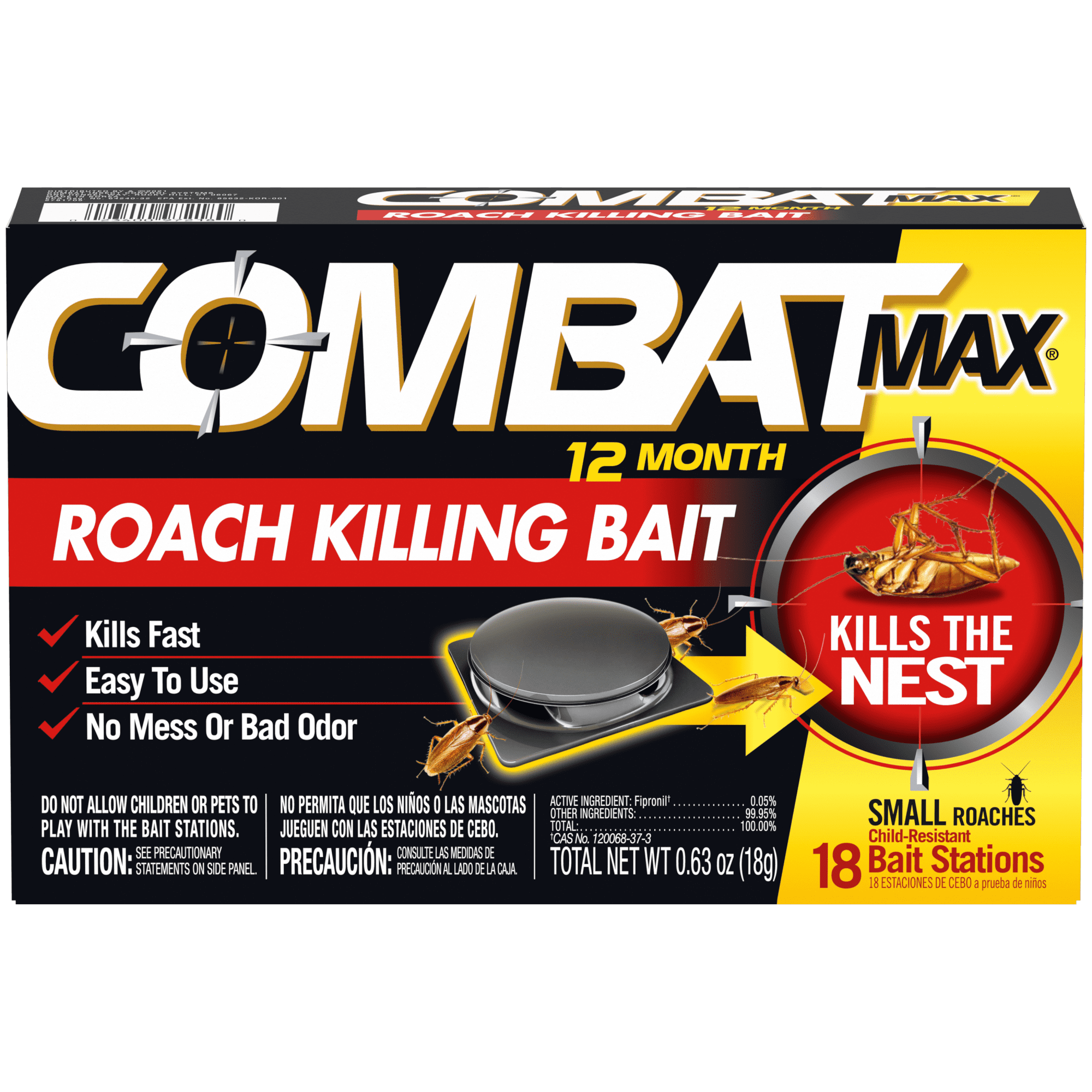 Combat Max 12 Month Roach Killing Bait