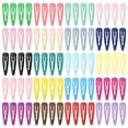 thumbnail image 1 of EGNMCR Hair Clips Macaron Color Clip For Kids Water Drop Metal Hair Clip Girls' Hair Clips a Clip, 1 of 1